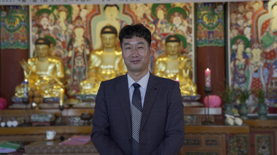 해동용궁사 권보성 제1대 신도회장.