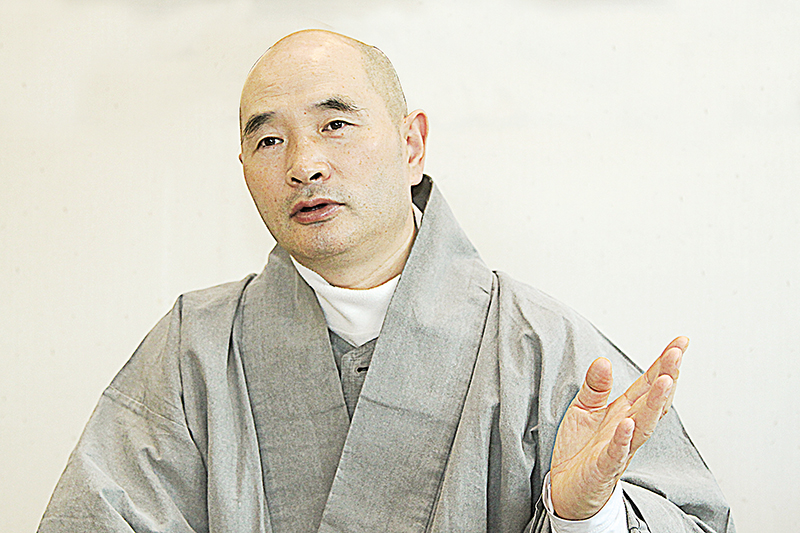 상월결사 총도감이자 조계종 총무부장 호산스님.