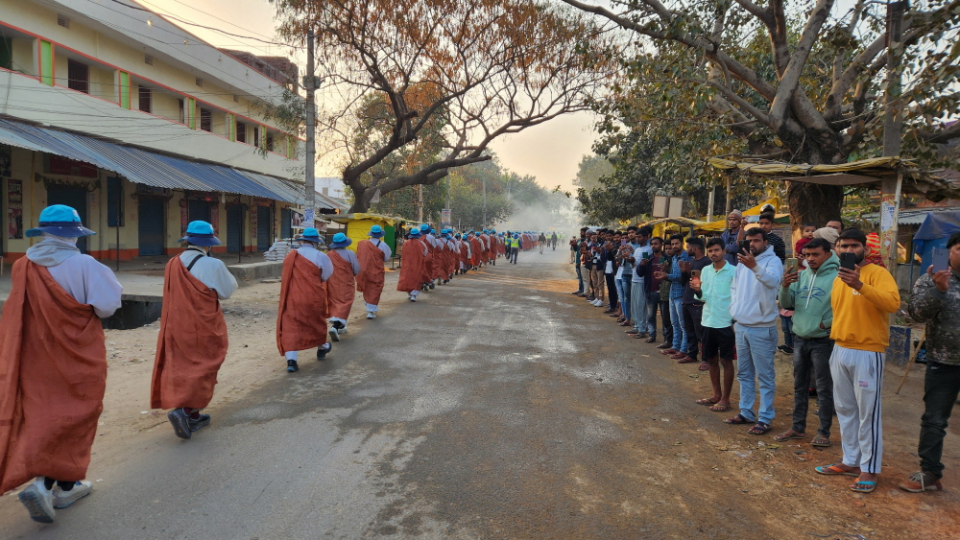 7일차 순례단의 모습.