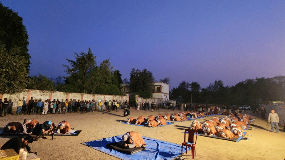 108배 올리는 순례단.