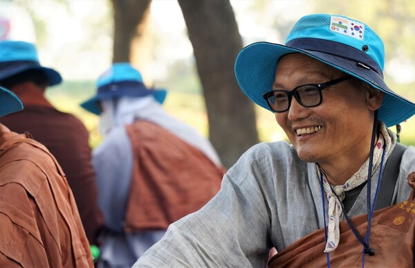 행선 중 휴식시간.