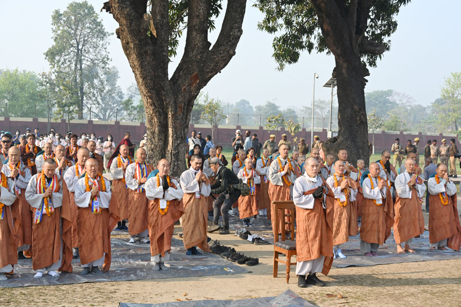 부처님 열반지 기도법회를 봉행했다. 사진=박봉영 편집국장