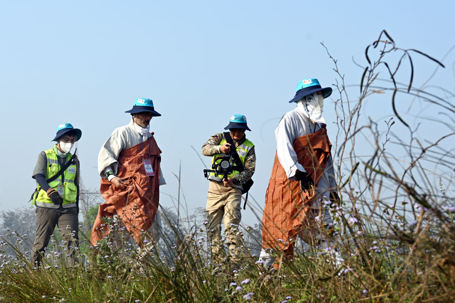 한국불교사에 새 역사를 남기는 상월결사 인도순례는 언론의 집중 조명을 받고 있다. 