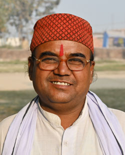 람나가르 지역 고우탐 파스반 촌장.