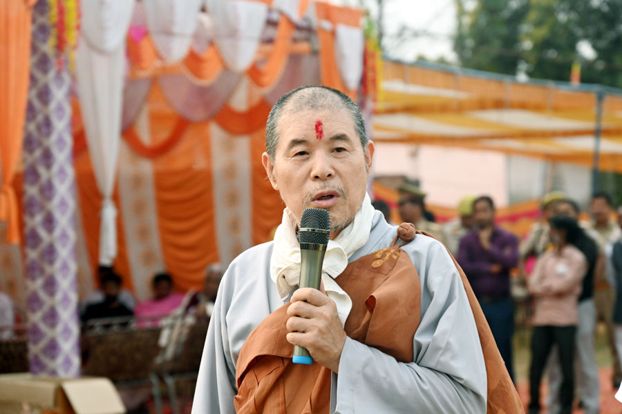 상월결사 인도순례가 막바지로 접어든 가운데, 회주 자승스님이 순례단원들을 경책하며 순례의 의미를 다시 화두로 던졌다.
