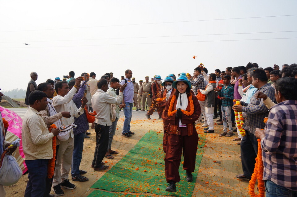 회향 이틀을 앞둔 순례단. 38일차 행선 회향