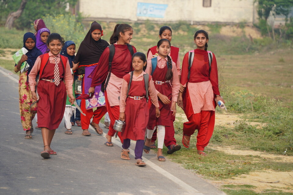 순례길에 만난 아이들
