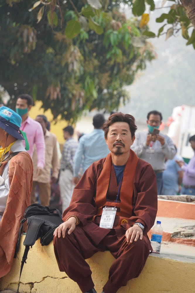 휴식 시간에 찰칵