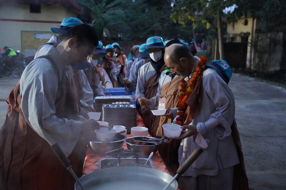 마지막 아침공양