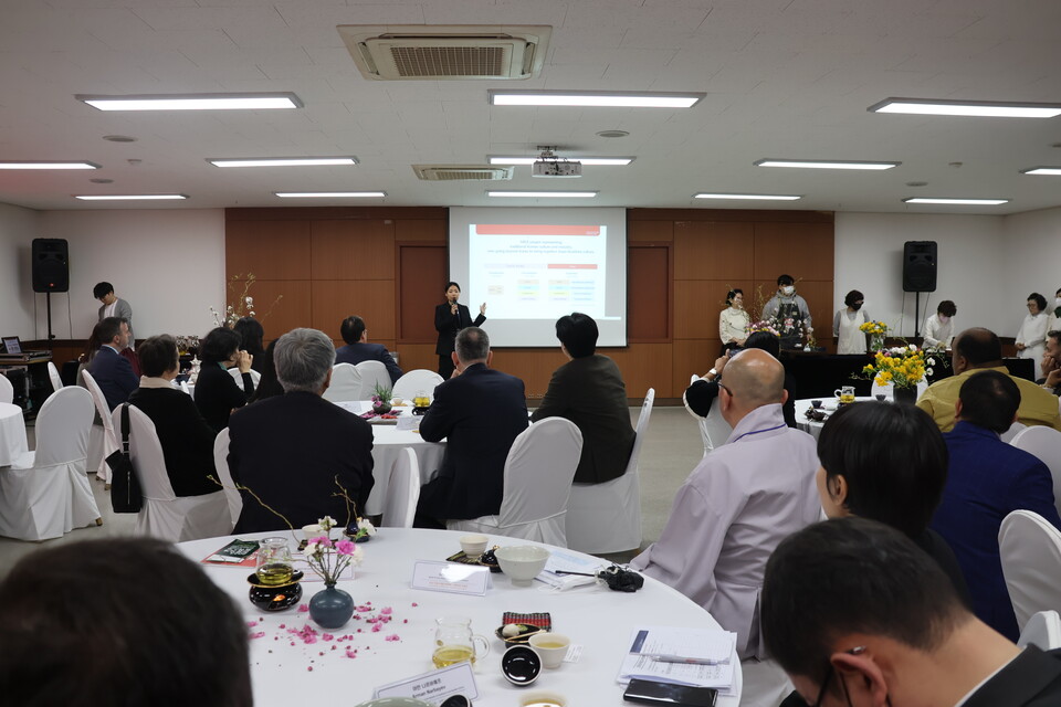 3월31일 서울무역전시컨벤션센터 2층 컨퍼런스룸에서 열린 ‘주한대사 리셉션’.