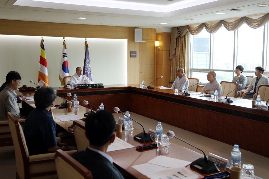 동국대 건학위원회는 8월9일 동국대학교 본관 건학위원회 회의실에서 열고 건학이념 구현 5대 공통의제 추진상황을 점검했다.