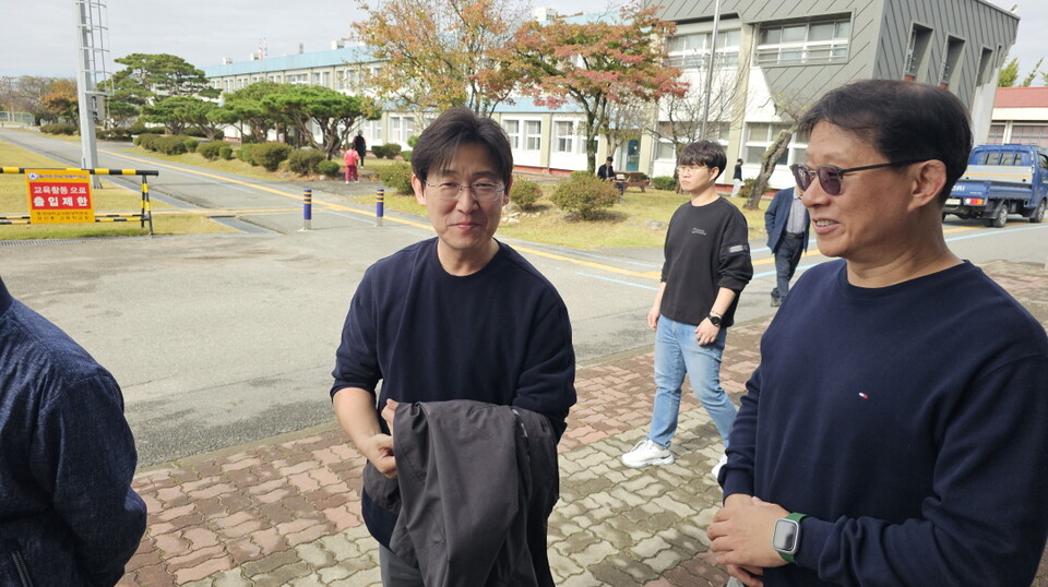 점심 때 합류한 이길수 대불청 중앙회 차기 회장 당선자.