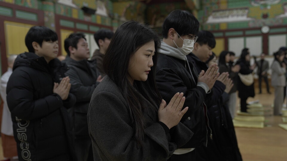 범어사 청년회 금어 회원들.