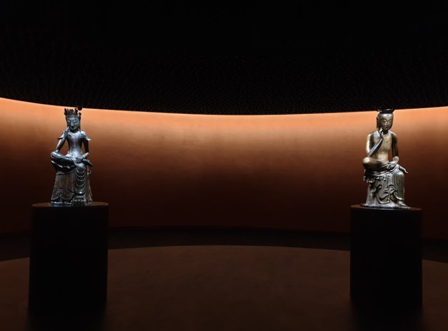 국립중앙박물관 단독 전시 '사유의 방'. 한 해 10만명 이상 다녀가는 인기 전시다.