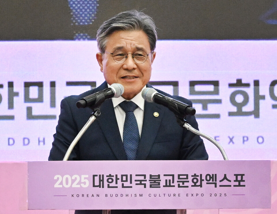 축사하는 허민 국가유산청장.