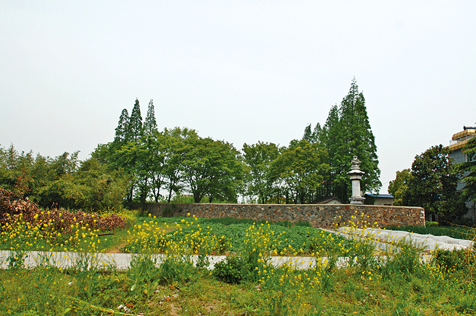 신라의 범일 국사가 염관제안 선사를 찾아가 선법을 이어온 염관원. 지금은 폐사지이다.
