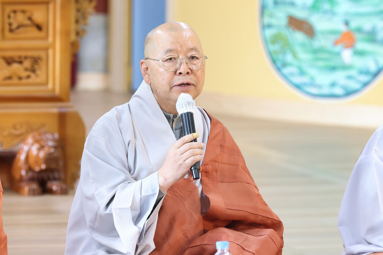 조계종사회복지재단 대표이사 도륜스님 격려사