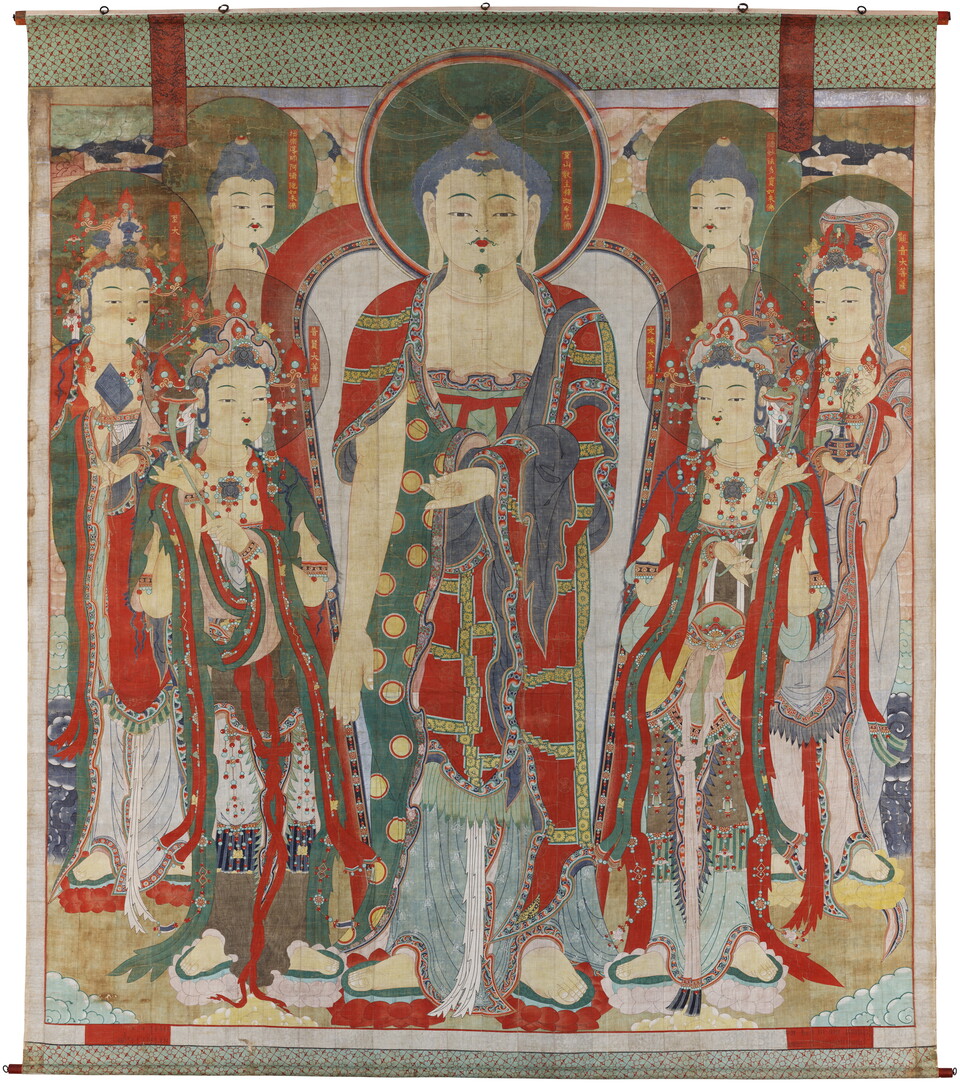 내소사 영산회 괘불탱.