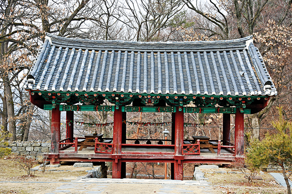 논산 쌍계사 봉황루 외경.