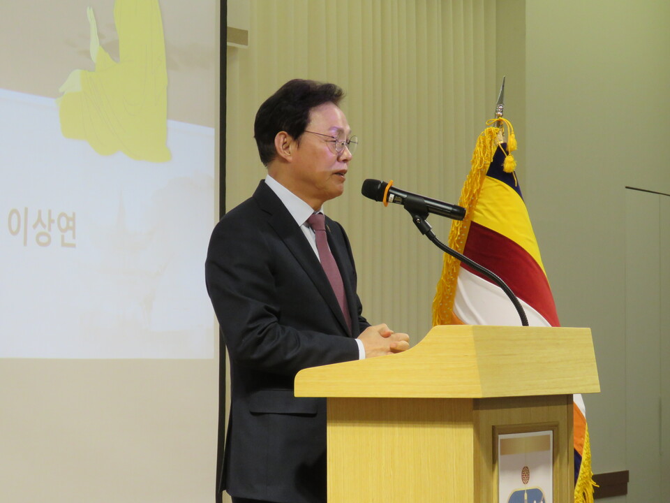 박완수 경상남도 지사도 참석해 신년하례회를 축하했다. 