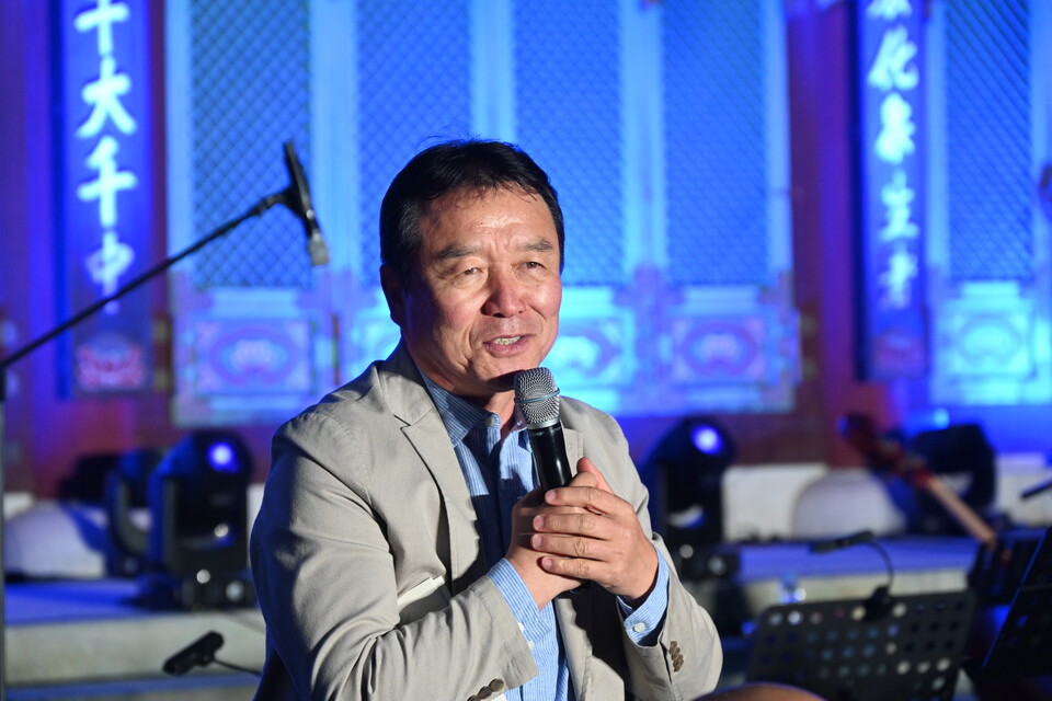 박원재 율곡국학진흥원장의 인사말.&nbsp;