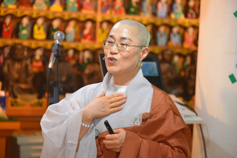 주지 지장스님 인사